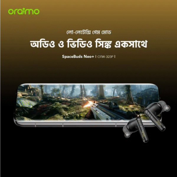 oraimo SpaceBuds Neo+ ANC Spatial Audio True Wireless Earphones Model: OTW-323P - Image 3
