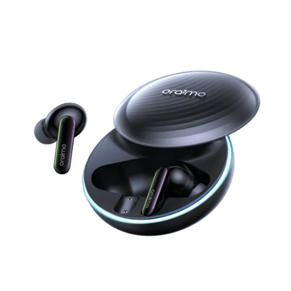 oraimo SpaceBuds 50dB ANC Noise Cancelling Earbuds with Personalized Voice Prompt and Lighting Model: OTW-630