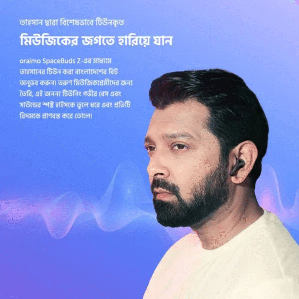 oraimo SpaceBuds Z ANC True Wireless Earphones with Spatial Audio Model: OTW-625 - Image 2