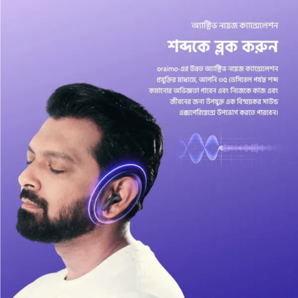 oraimo SpaceBuds Z ANC True Wireless Earphones with Spatial Audio Model: OTW-625 - Image 3