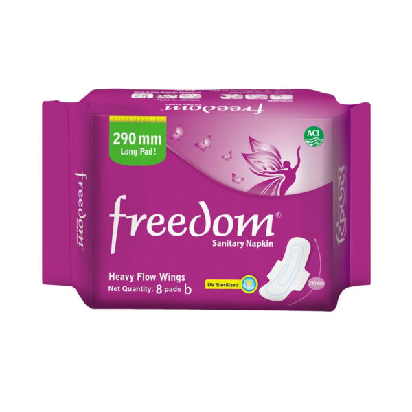 Freedom Heavy Flow Sanitary Napkin 8 Pads