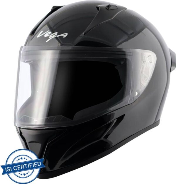 VEGA Bolt Motorbike Helmet  (Black)