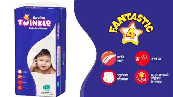 Tinkle Baby Diaper Pant Style | Large | 8-15Kg | 34 Piece Baby Diapers - Image 2