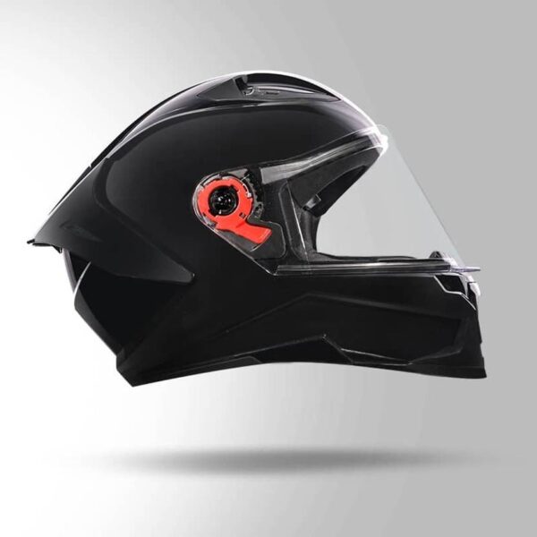 STUDDS Raider Super Glossy Full Face 600mm Motorbike Helmet  (Black)