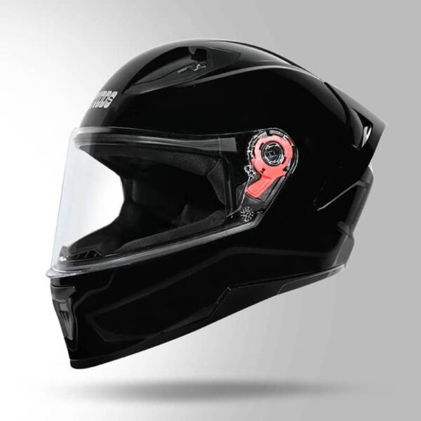 STUDDS Raider Super Glossy Full Face 600mm Motorbike Helmet  (Black) - Image 5