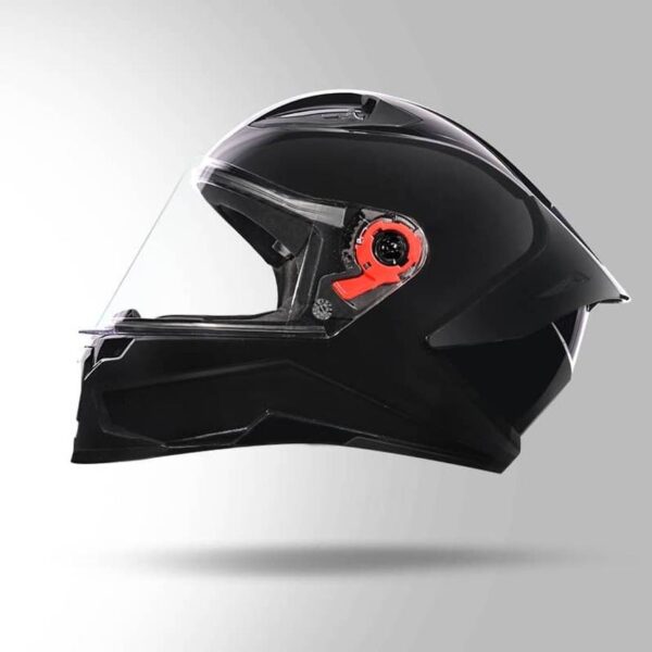 STUDDS Raider Super Glossy Full Face 600mm Motorbike Helmet  (Black) - Image 3