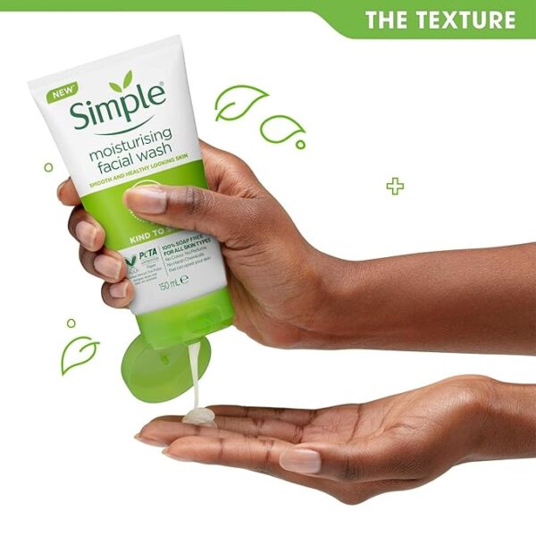 Simple Kind to Skin Moisturising Facial Wash (150ml) - Image 4